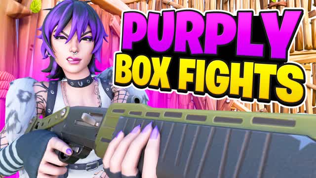 Purply Box Fights — Fortnite Creative map cover art