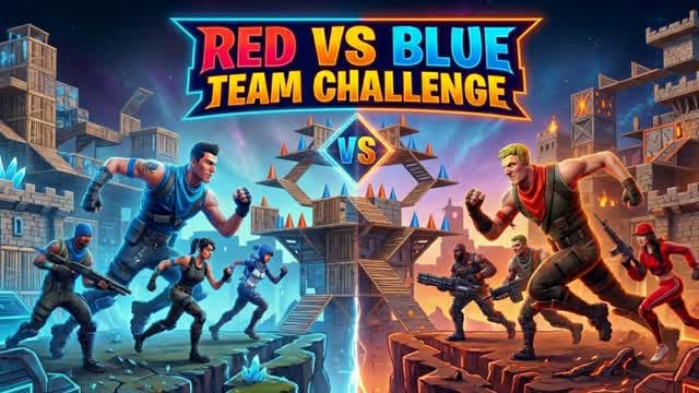 CLASH OF TITANS RED VS BLUE — Fortnite Creative map