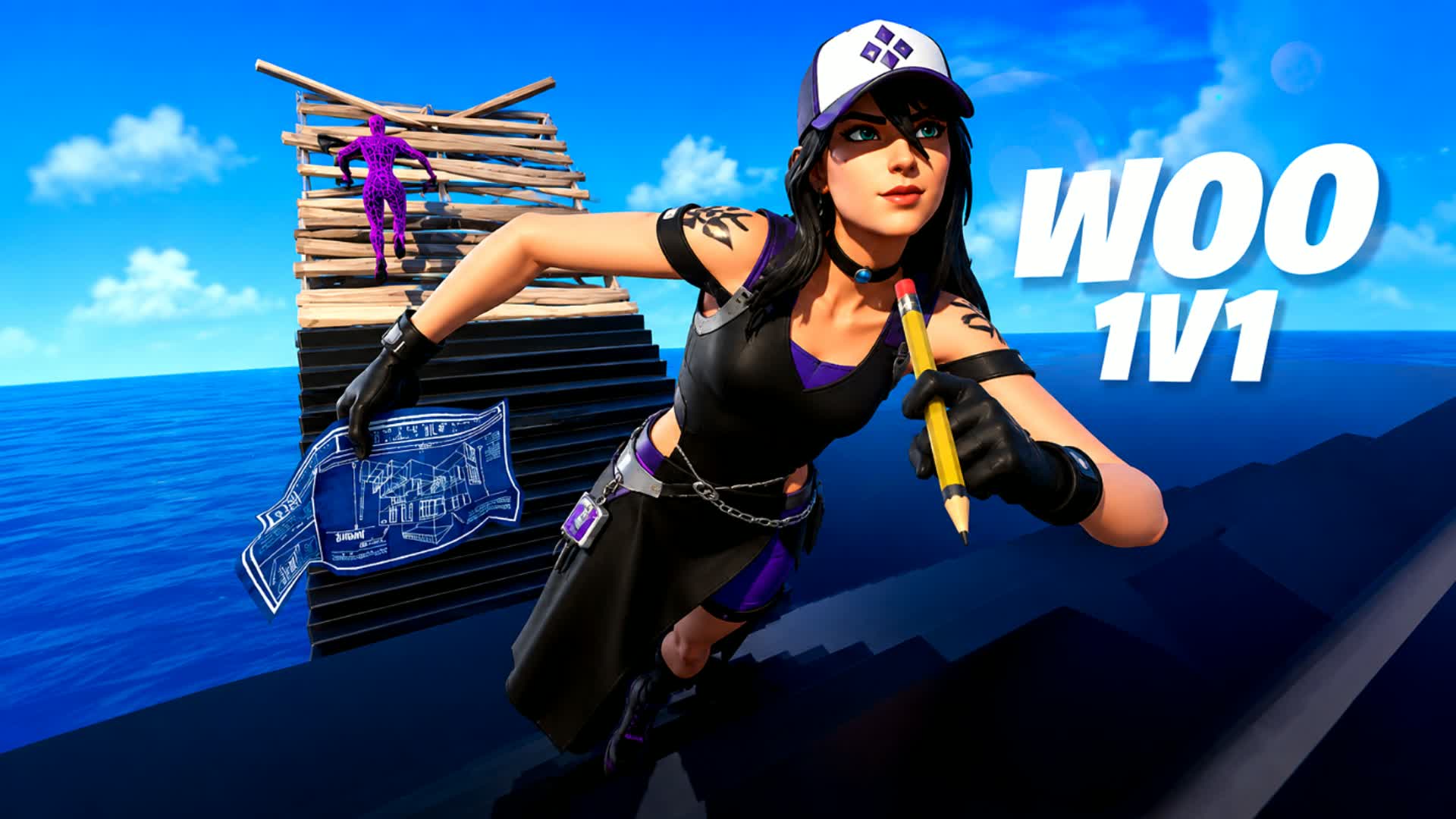 WOO 1V1 — Fortnite Creative map