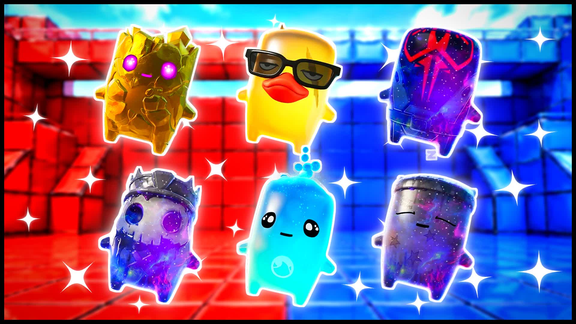 RED VS BLUE TACTIC WAVE 🔴🔵 — Fortnite Creative map