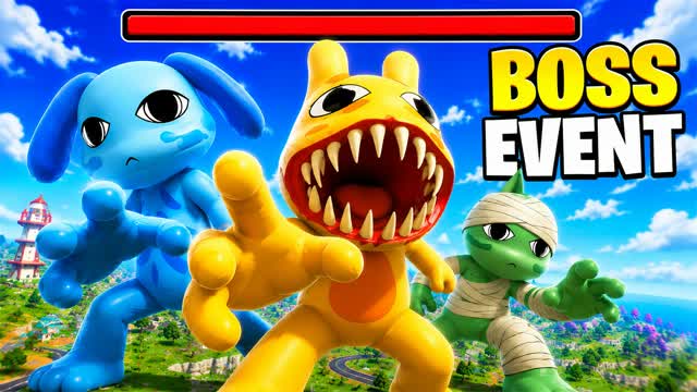 🐾 BEAT THE ANIMAL BOSS [ BOSS BATTLE ] — Fortnite Creative map