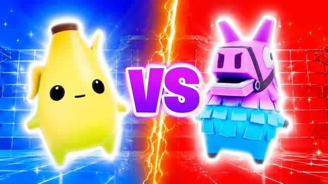 RED VS BLUE SUPA — Fortnite Creative map cover art