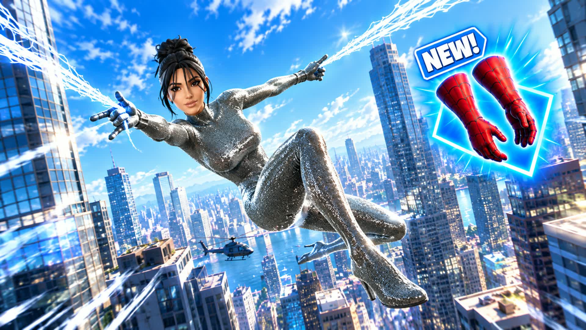 🕸SPIDER CITY GUN GAME FUNNY[]🎯 — Fortnite Creative map