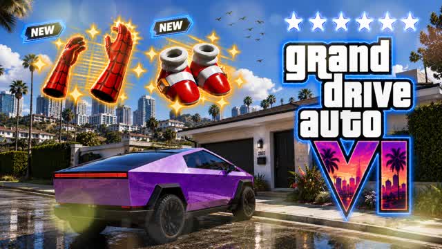 GRAND DRIVE AUTO VI 6 SPIDER []][][][][ — Fortnite Creative map