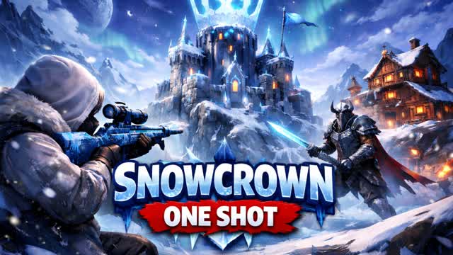 SNOWCROWN ONE SHOT — Fortnite Creative map cover art