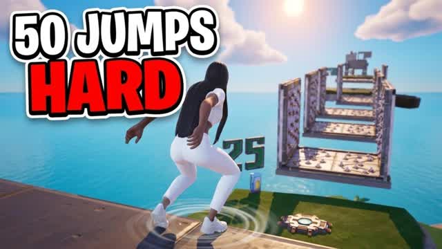 Impossible Deathrun: 🔥 50 JUMPS 🔥 — Fortnite Creative map