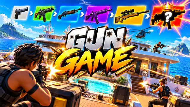 🔫 20 WEAPONS GUN GAME 🚢 — Fortnite Creative map