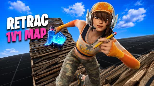 RETRAC 1v1 Build Fights — Fortnite Creative map