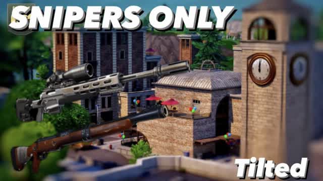 Tilted snipers only ZONEWARS — Fortnite Creative map cover art