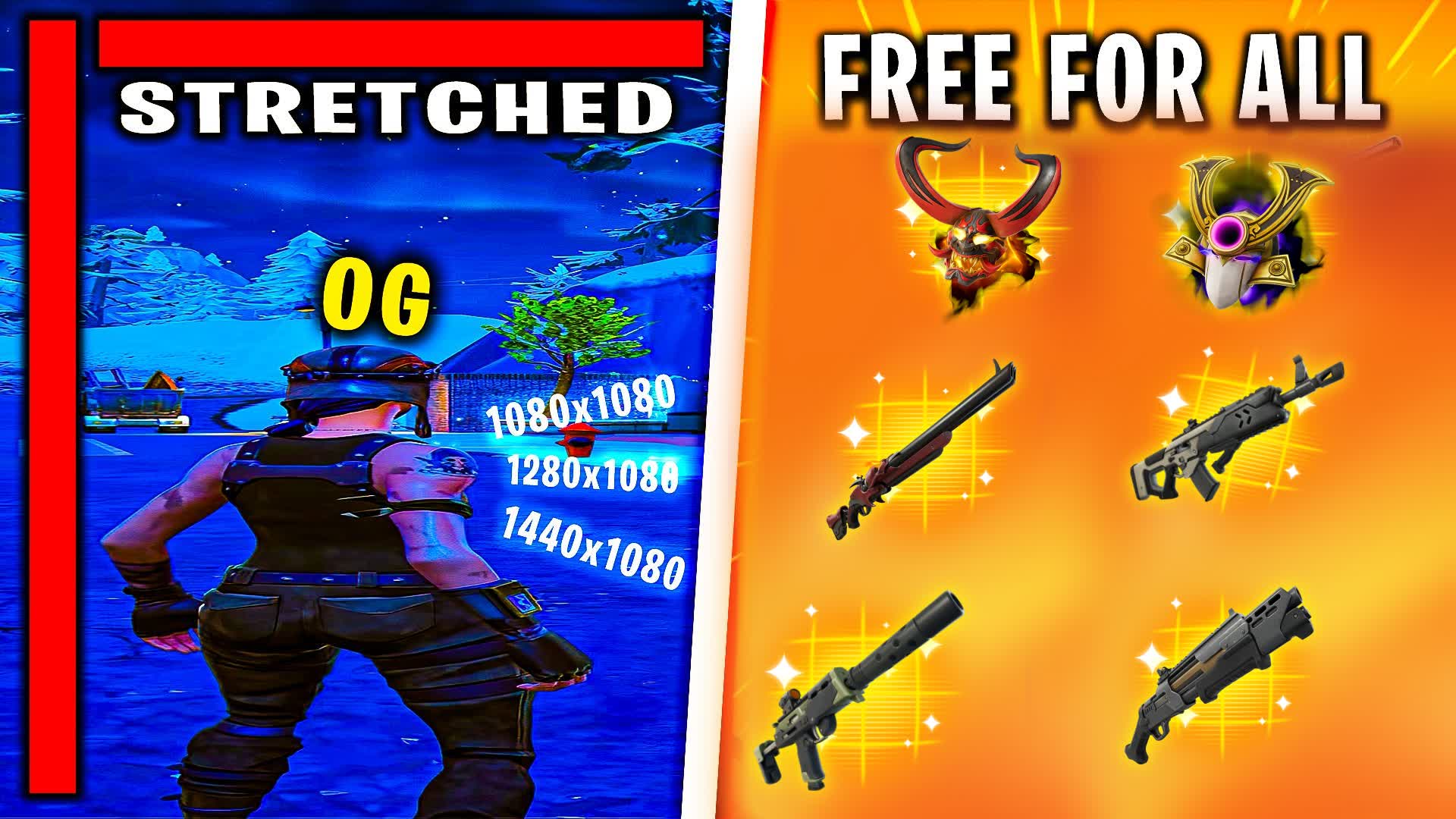 OG STRETCHED CHAOS FFA — Fortnite Creative map