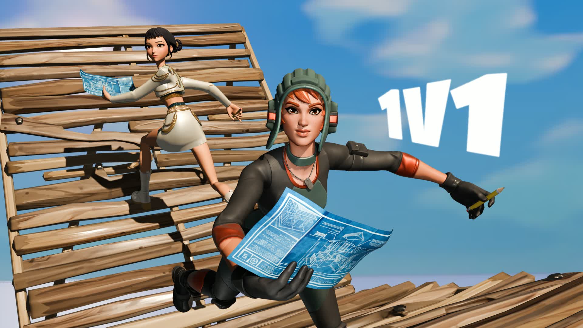 1V1 Caiba X Kraizy — Fortnite Creative map