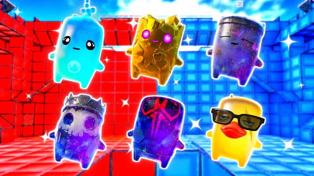 RED VS BLUE CLOAKED IMPACT 🔴🔵 — Fortnite Creative map