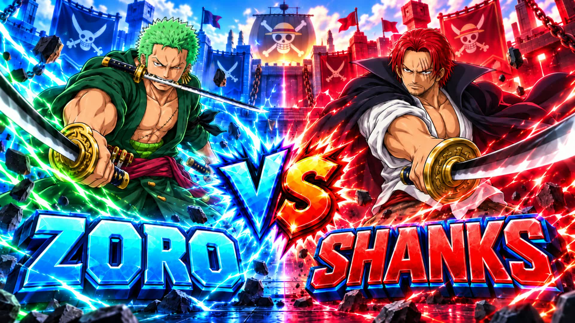 ZORO VS SHANKS — Fortnite Creative map