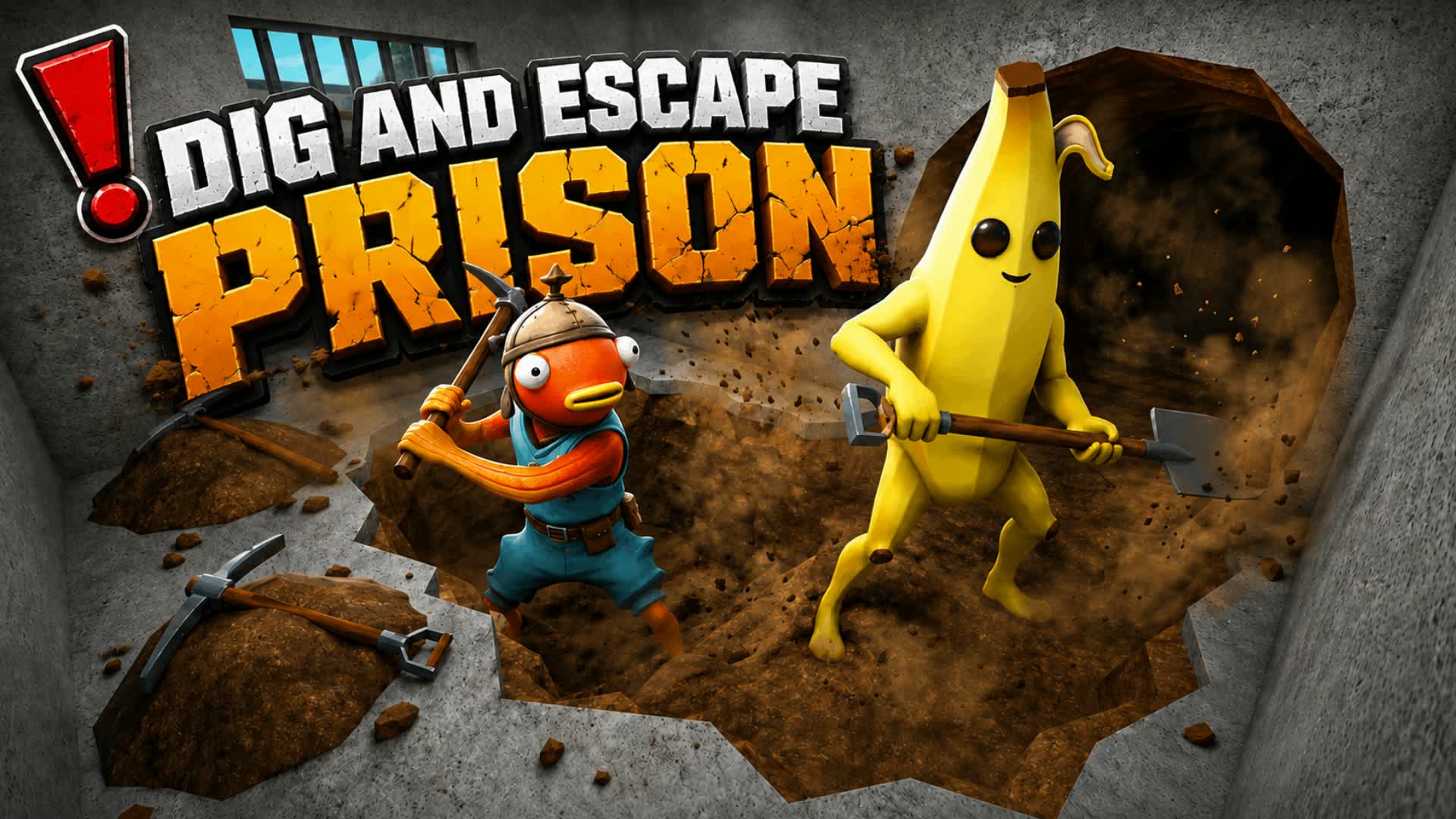 DIG AND ESCAPE PRISON — Fortnite Creative map