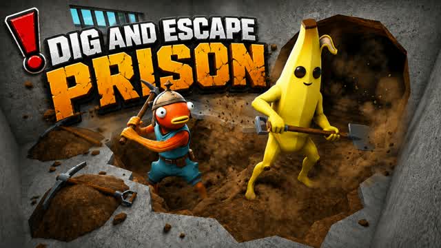 DIG AND ESCAPE PRISON — Fortnite Creative map
