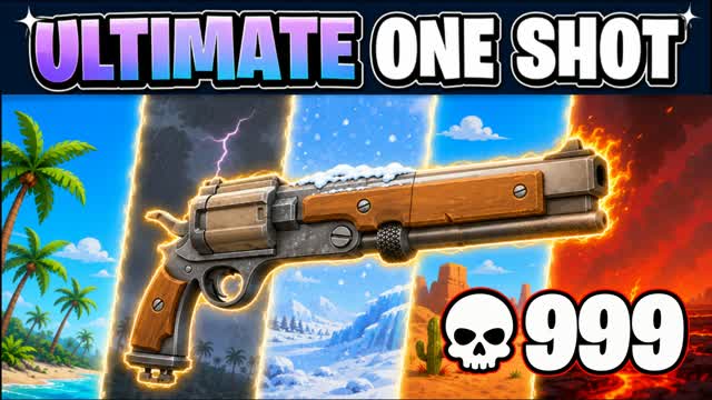 🎯ULTIMATE WEATHER ONE SHOT🔫 GUN GAME — Fortnite Creative map