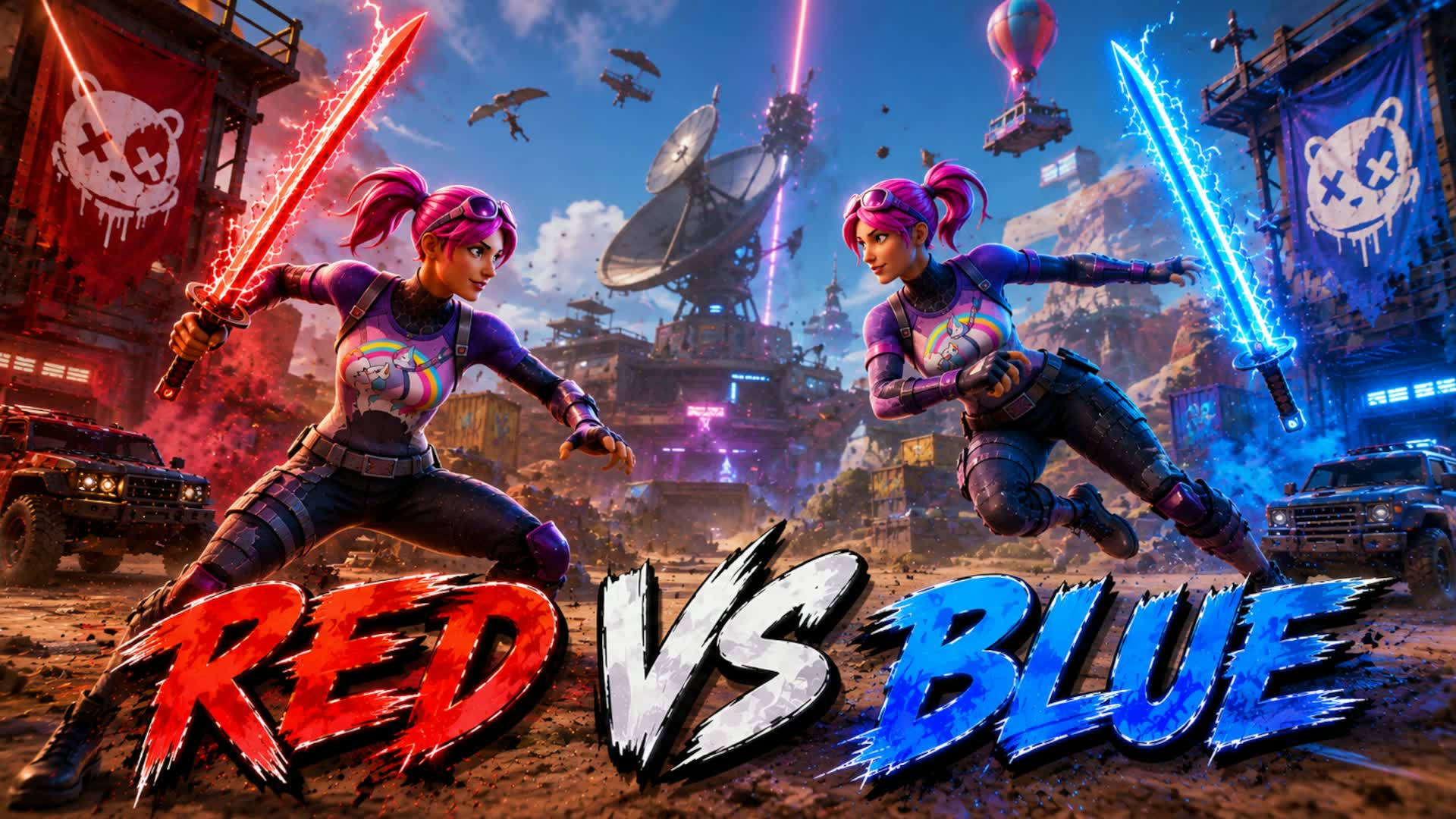 RED VS BLUE STAR WARS MIKE — Fortnite Creative map
