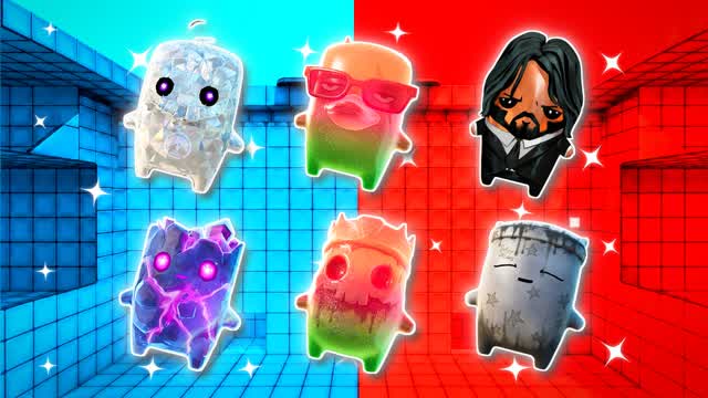 RED VS BLUE PRIME FORCE 🔴🔵 — Fortnite Creative map