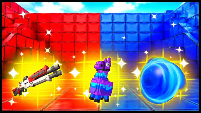 RED VS BLUE SPACE FORGE 🔴🔵 — Fortnite Creative map