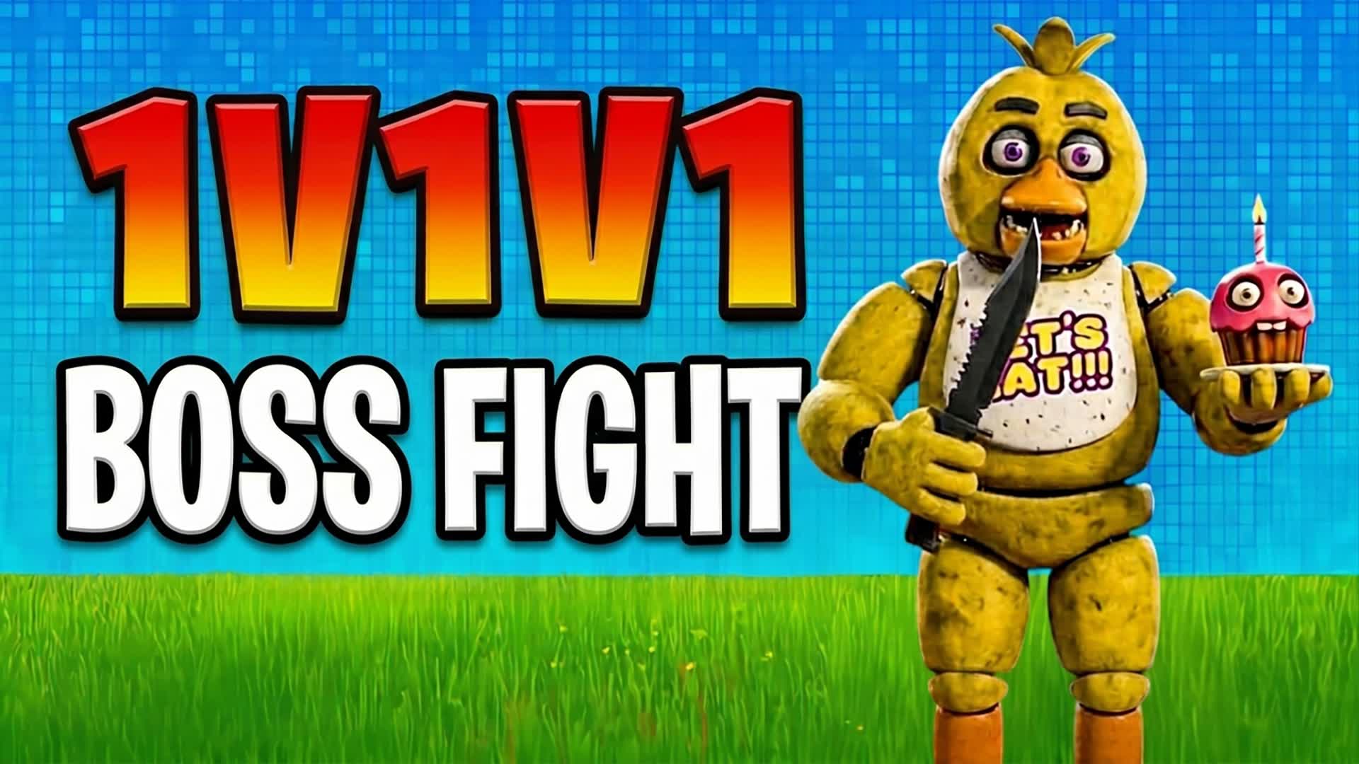 1V1V1 BOSS FIGHT — Fortnite Creative map