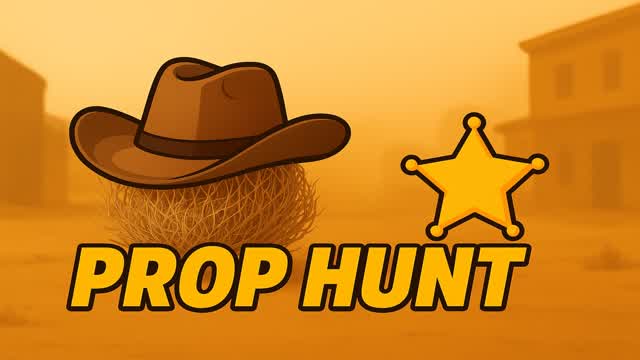 NEW Prop Hunt Western 🤠 16 Players — Fortnite Creative map