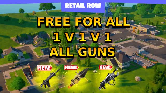 Retail Row FREE FOR ALL 1 V 1 V 1 — Fortnite Creative map