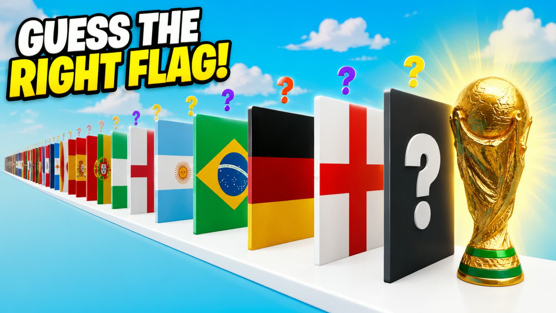 GUESS THE WORLD CUP FLAG — Fortnite Creative map