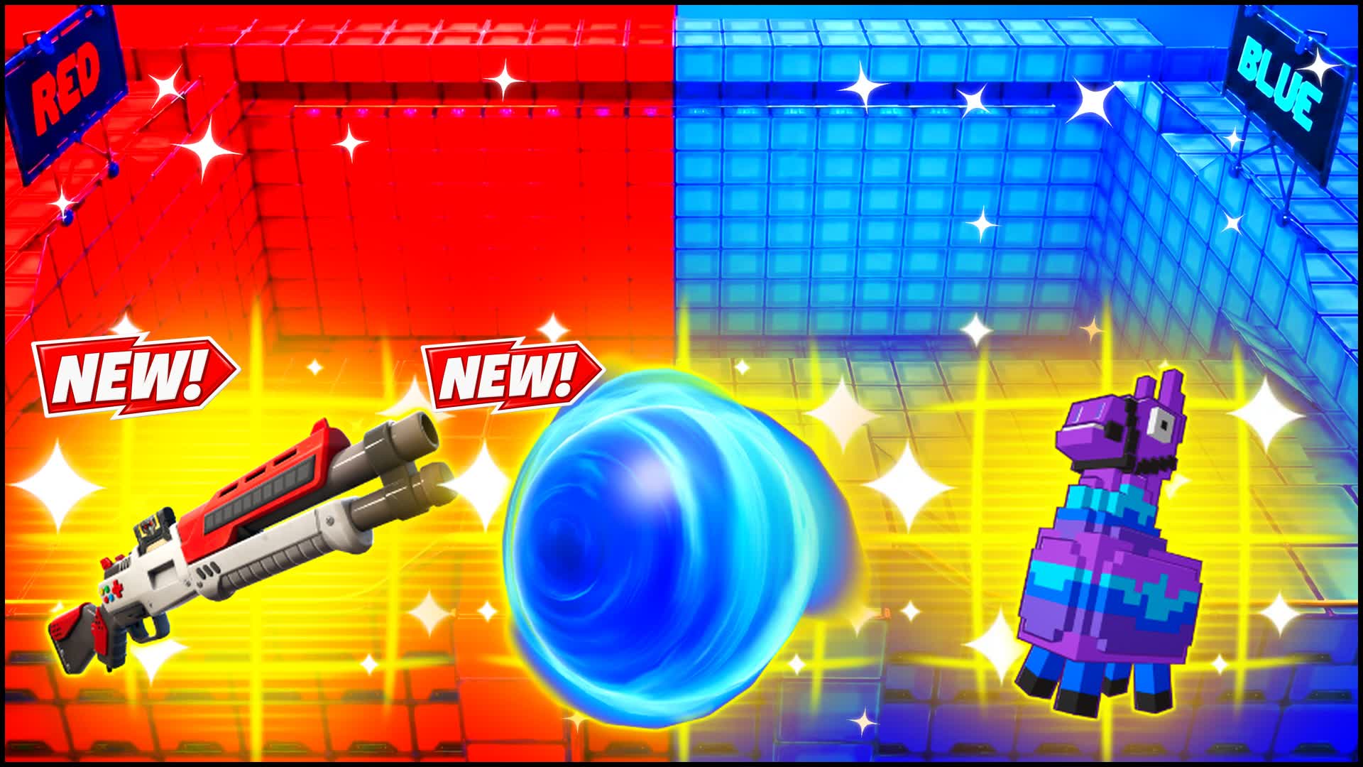 RED VS BLUE LUNAR FLOW 🔴🔵 — Fortnite Creative map