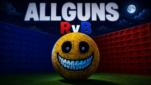 BIGGEST RVB ALLGUNS MODE! — Fortnite Creative map cover art