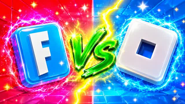 FUNNY LOGOS RED VS BLUE 🔴🔵 — Fortnite Creative map