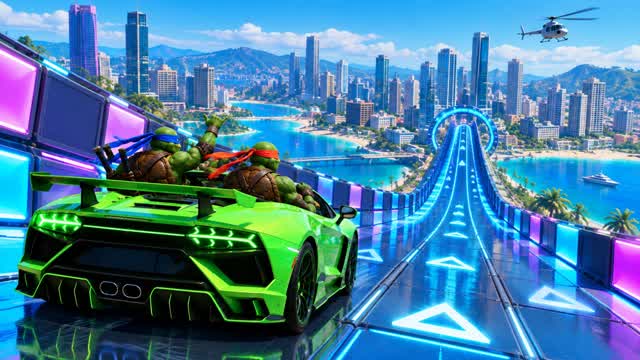 SUPER ROAD BATTLE - CAR GAME — Fortnite Creative map
