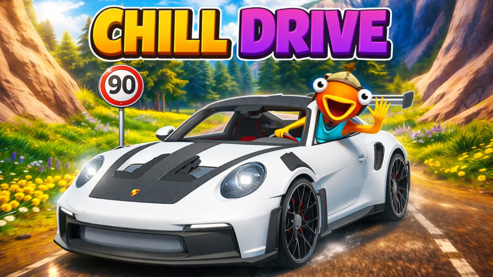 🛣️ CHILL DRIVE 🛣️ OPEN WORLD — Fortnite Creative map