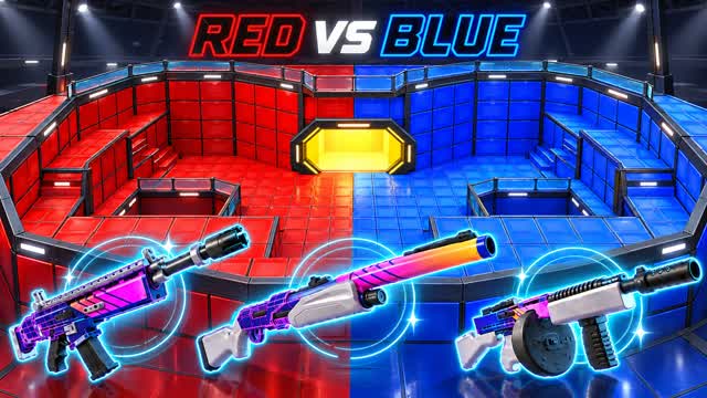 RED VS BLUE // Zero Border — Fortnite Creative map