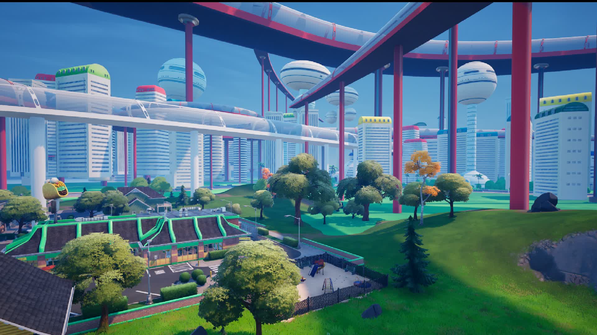 dragon ball z west city stage — Fortnite Creative map