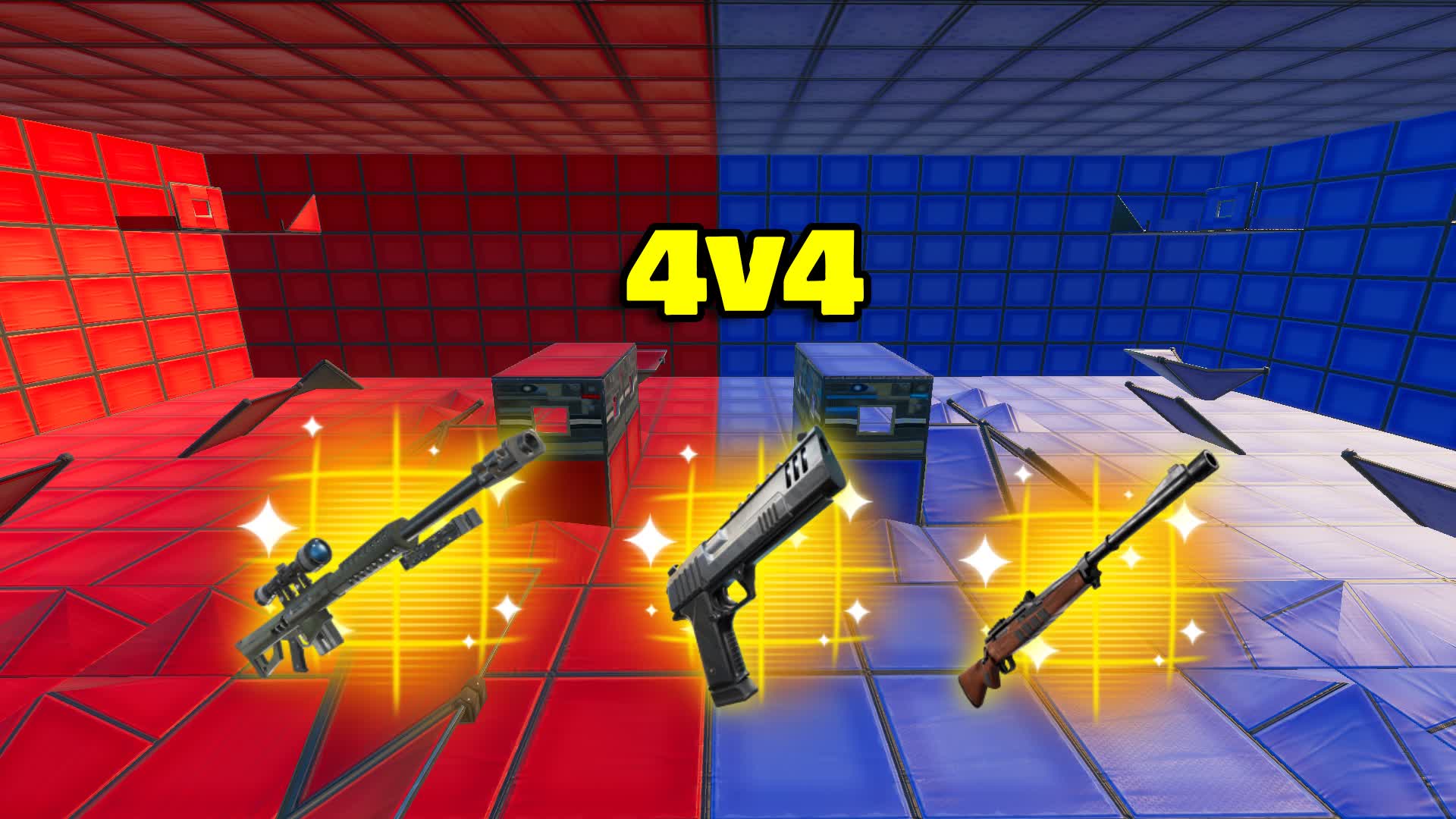 ONE SHOT 4v4 — Fortnite Creative map