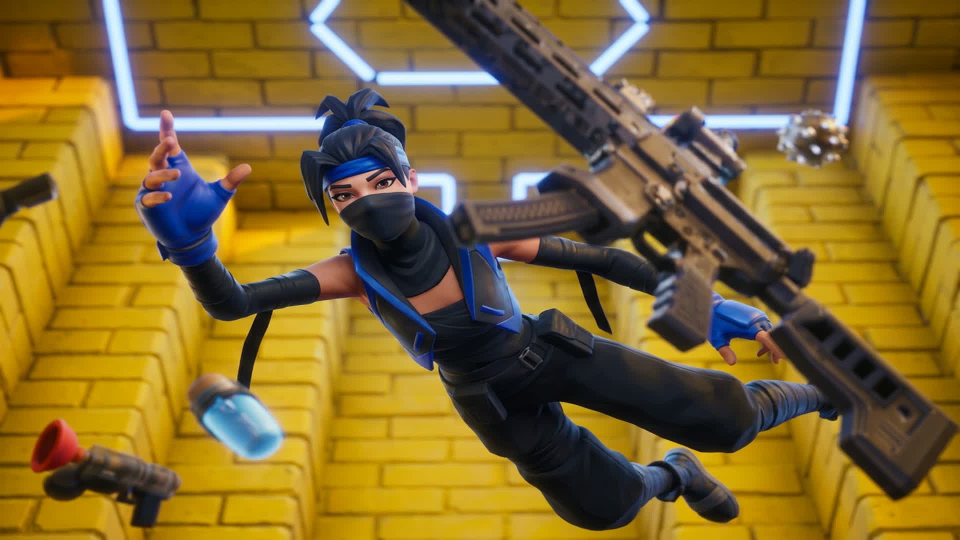 The Pitt | FFA WITH MYTHICAL WEAPONS — Fortnite Creative map