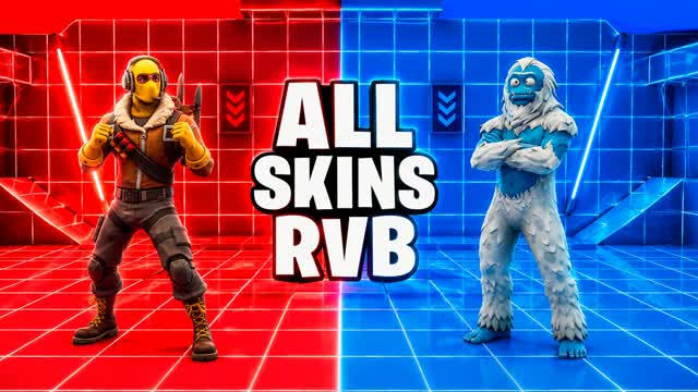 ALL SKINS RVB — Fortnite Creative map