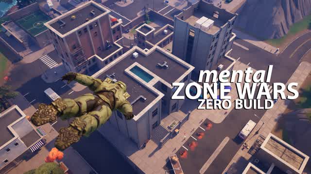 MENTAL ZONE WARS (ZERO BUILD) — Fortnite Creative map