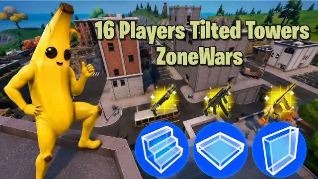 Infinite Tilted Towers ZoneWars — Fortnite Creative map