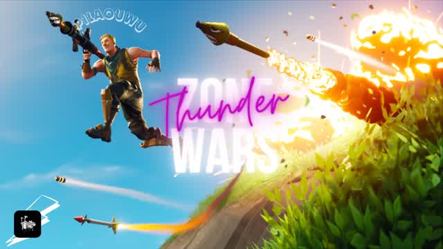 THUNDER⚡ [ZONE WARS] — Fortnite Creative map cover art