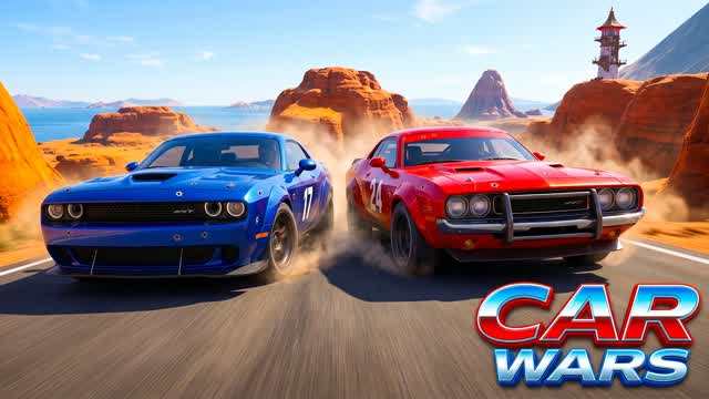 CARS WARS — Fortnite Creative map cover art