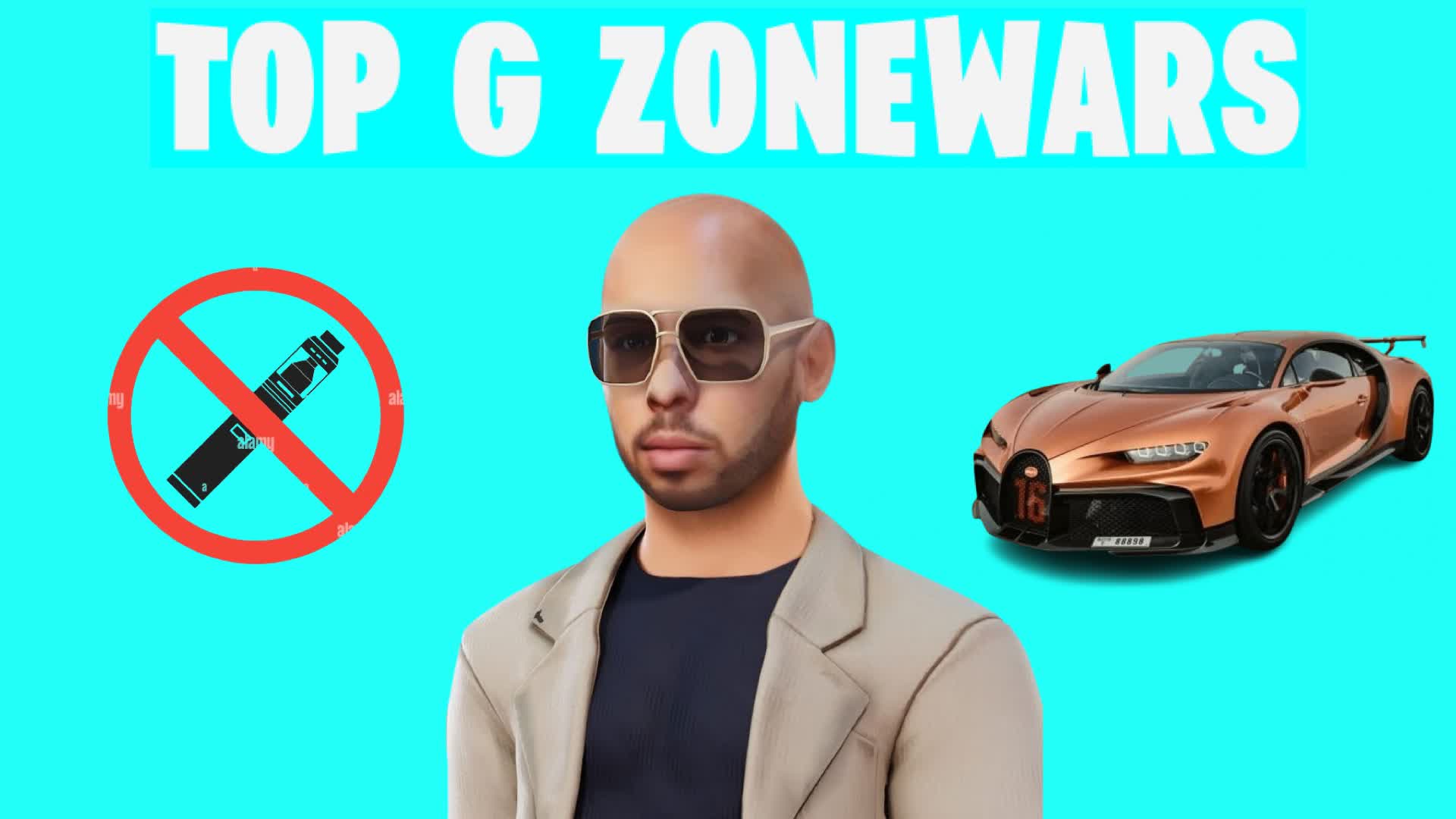 TOP G Zone Wars — Fortnite Creative map