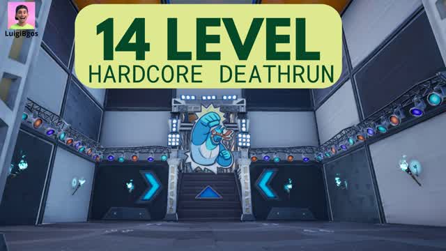 14 HARDCORE LEVEL DEATHRUN — Fortnite Creative map