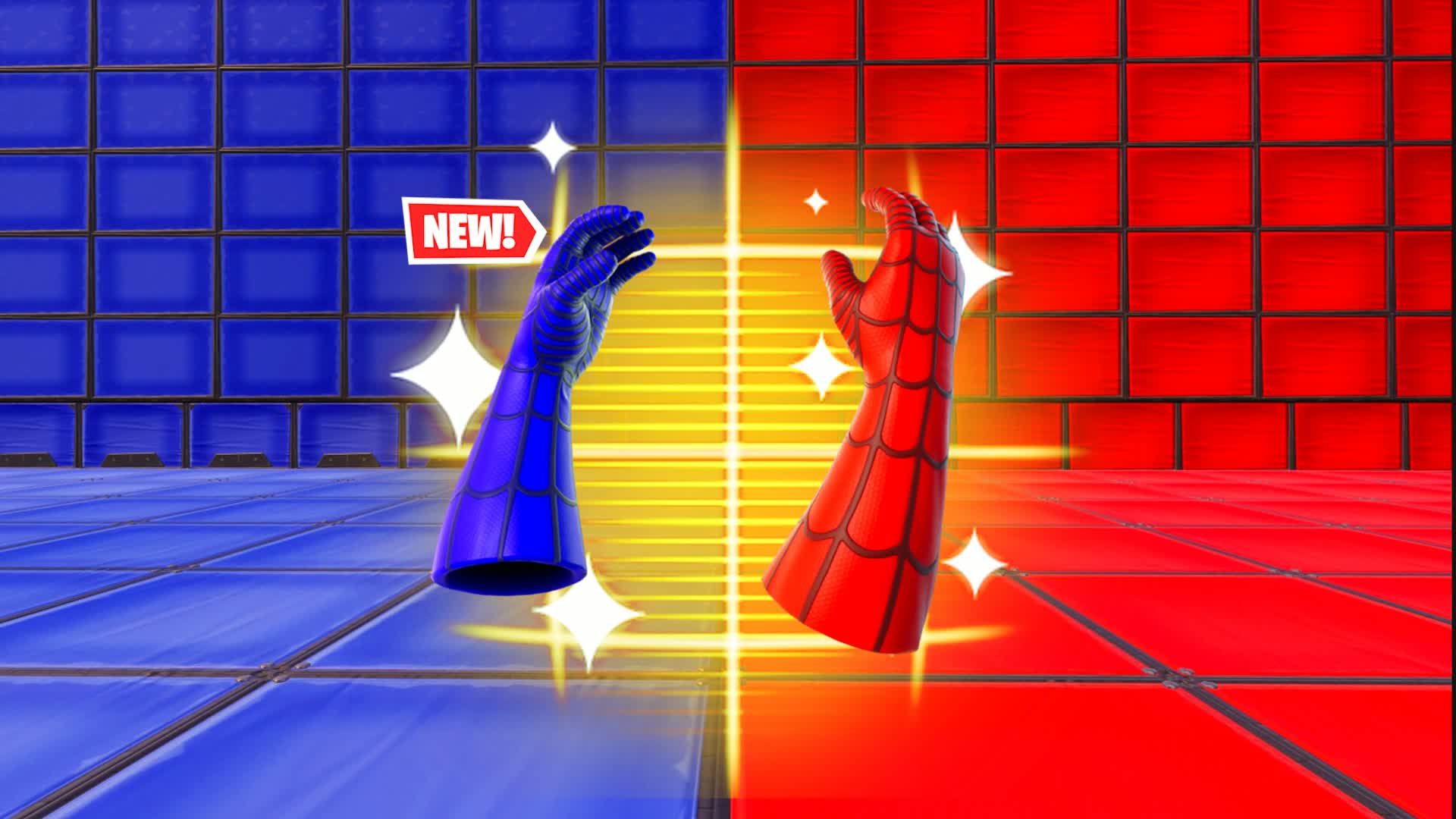 CRAZY BLUE VS RED SPIDER-MAN 50V50 🔵🔴 — Fortnite Creative map