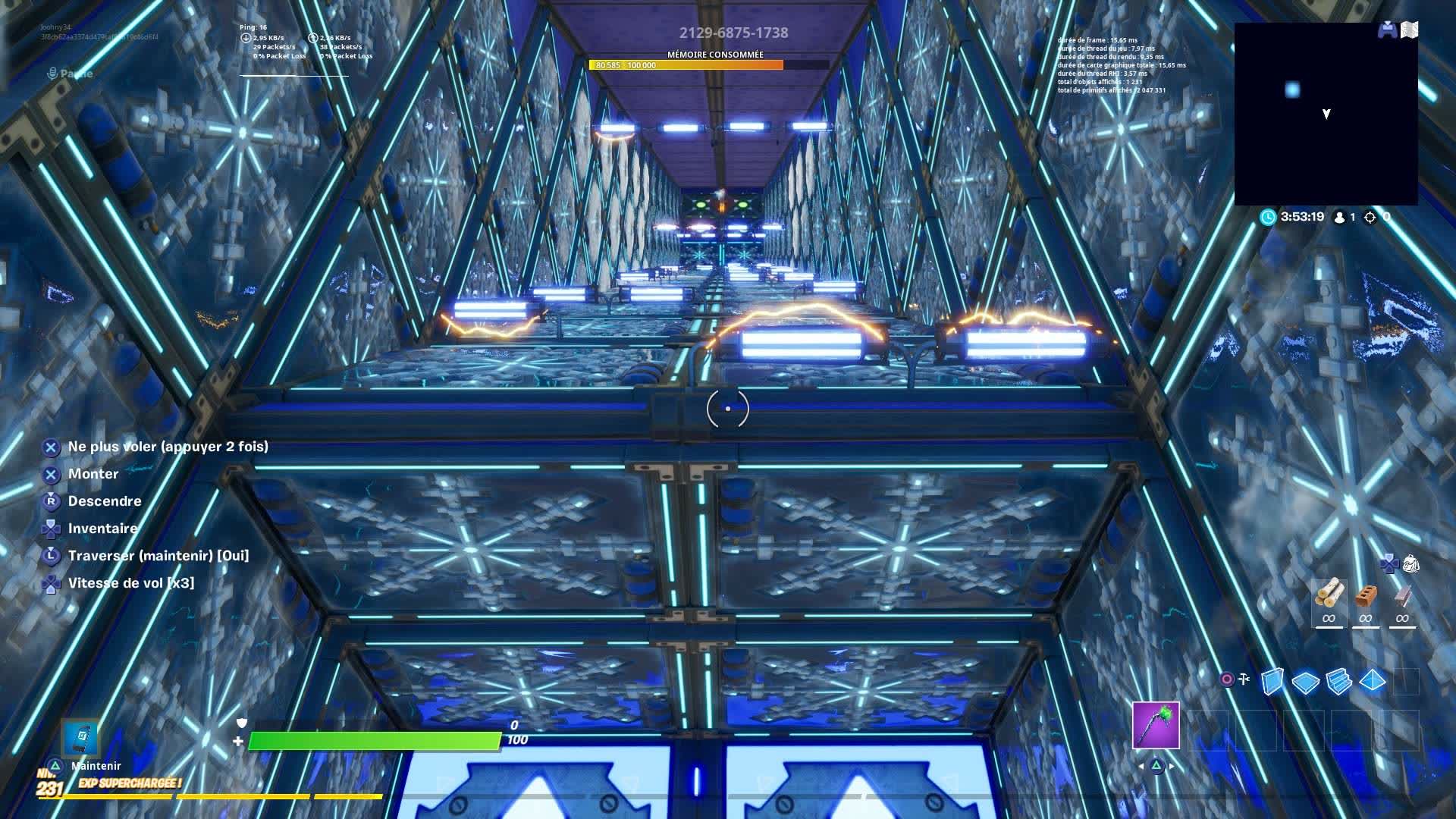 DEATHRUN DE GLACE 20LVL. — Fortnite Creative map