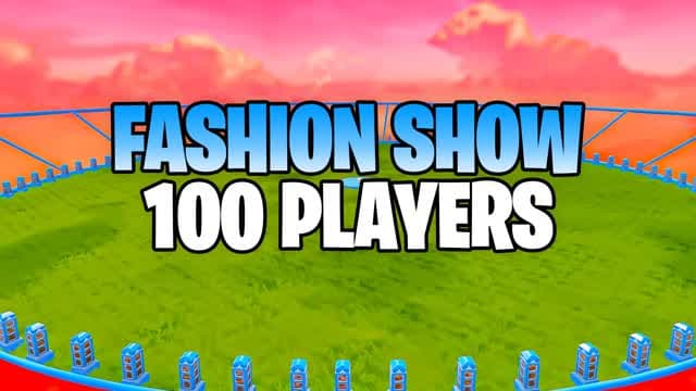 💯100 PLAYERS FASHION SHOW CIRCLE⭕ — Fortnite Creative map cover art