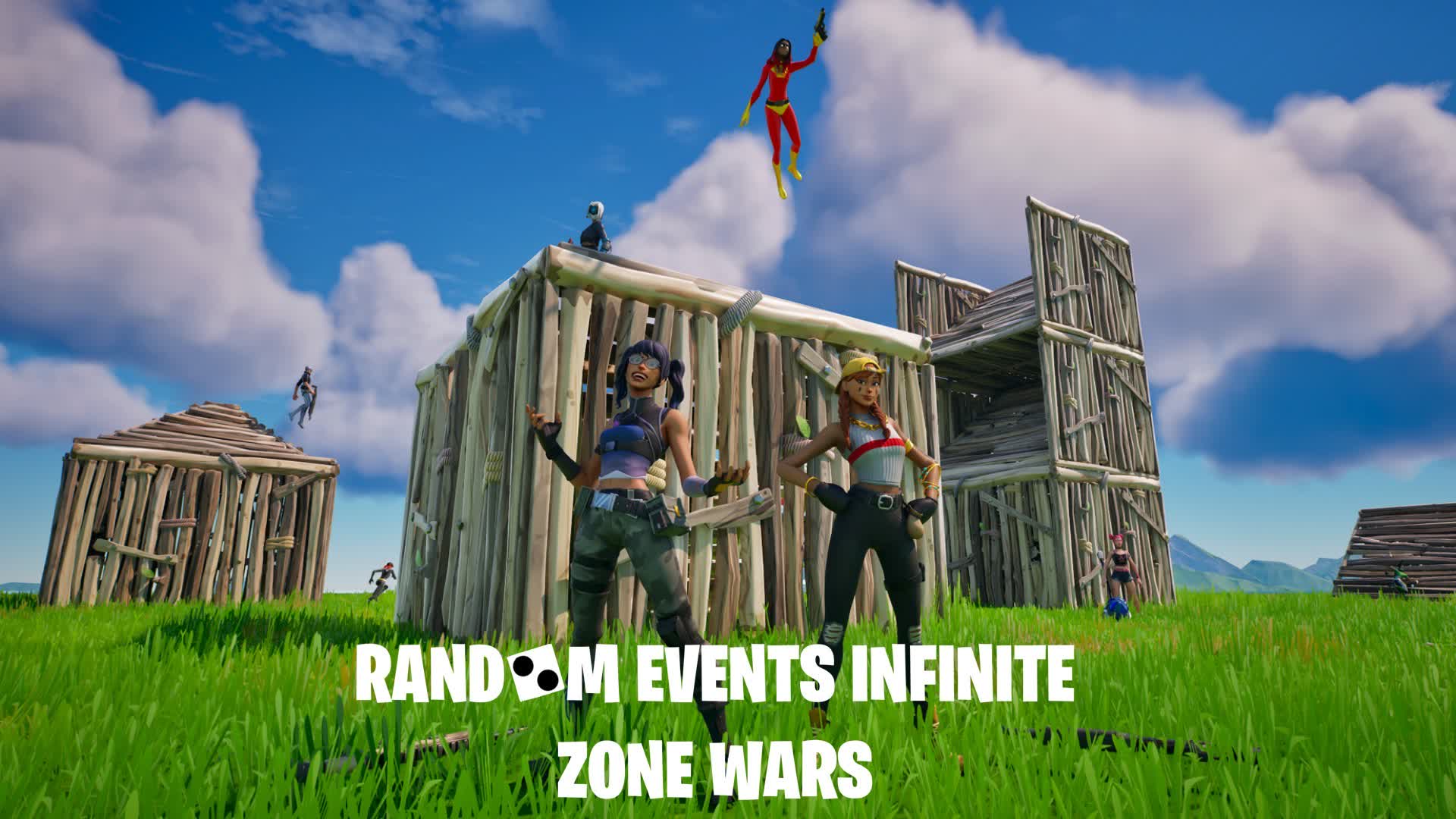 RANDOM EVENTS INFINITE ZONE WARS! — Fortnite Creative map