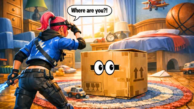 Giant House | Prop Hunt — Fortnite Creative map