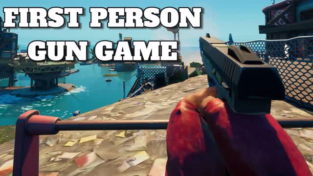 FIRST PERSON GUN GAME - The Fortilla — Fortnite Creative map cover art