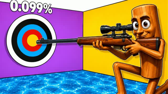 🧩🌋PUZZLE MELTDOWN TRICKSHOT PARKOUR EZ — Fortnite Creative map